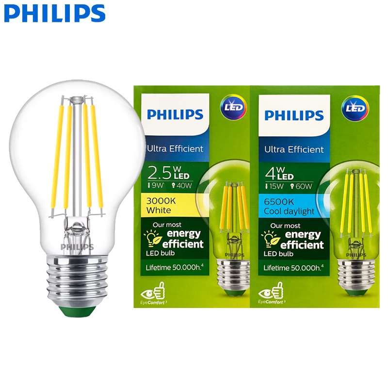 Philips Bulb Led Classic - Philips Ultra Efficient LED Filament Bulb