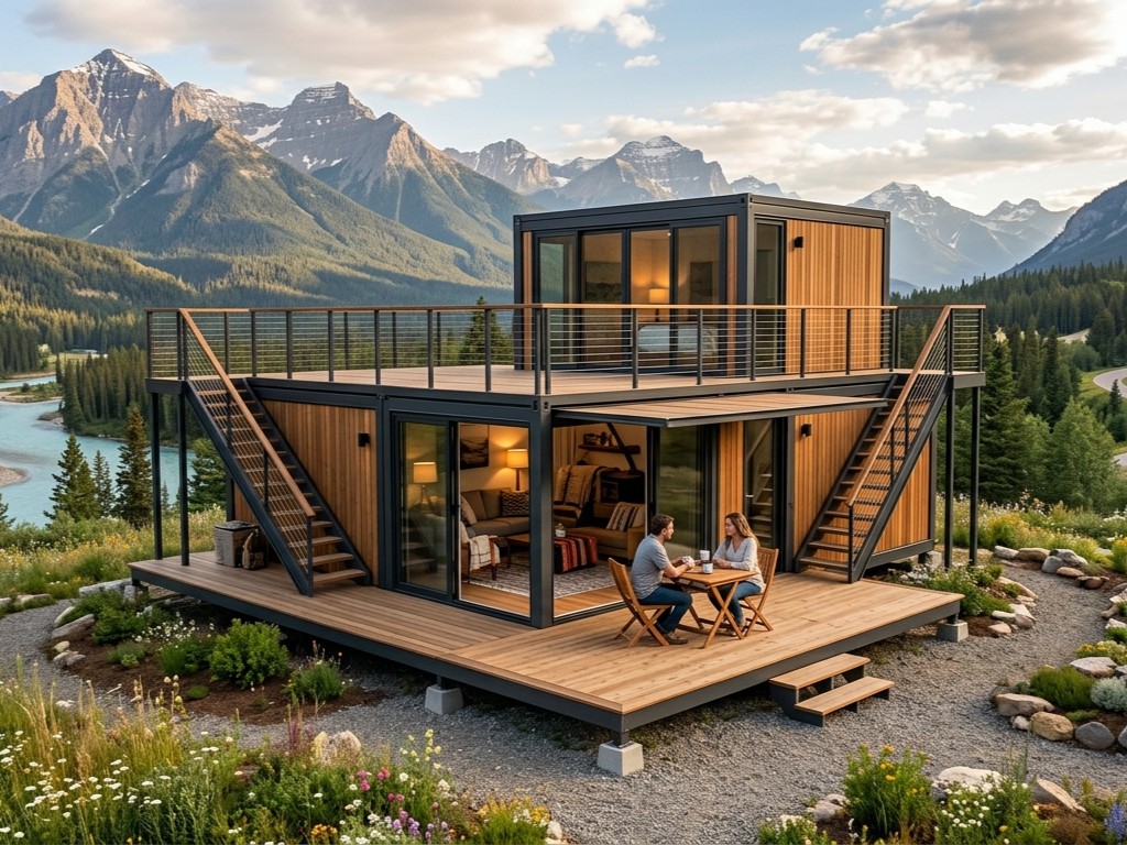 Eco Friendly Prefab House with - Sustainable Living House 评论和价格
