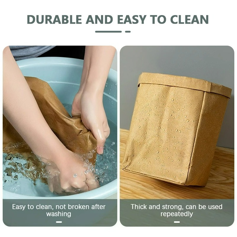 Kraft Paper Bag Washable Paper - Reusable Produce Bag 评论和价格