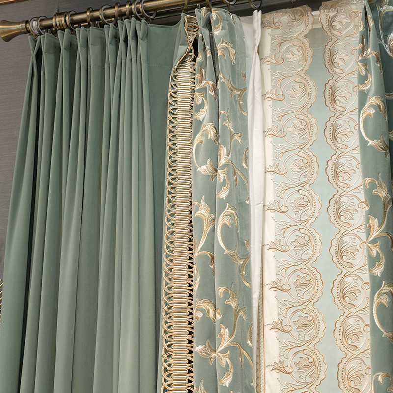 Sustainable Teal Velvet Embroi - Sustainable Living Home 评论和价格