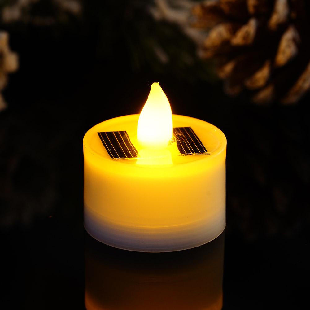 New Solar Candles Flameless LE - Beeswax Wrap Reusable 评论和价格