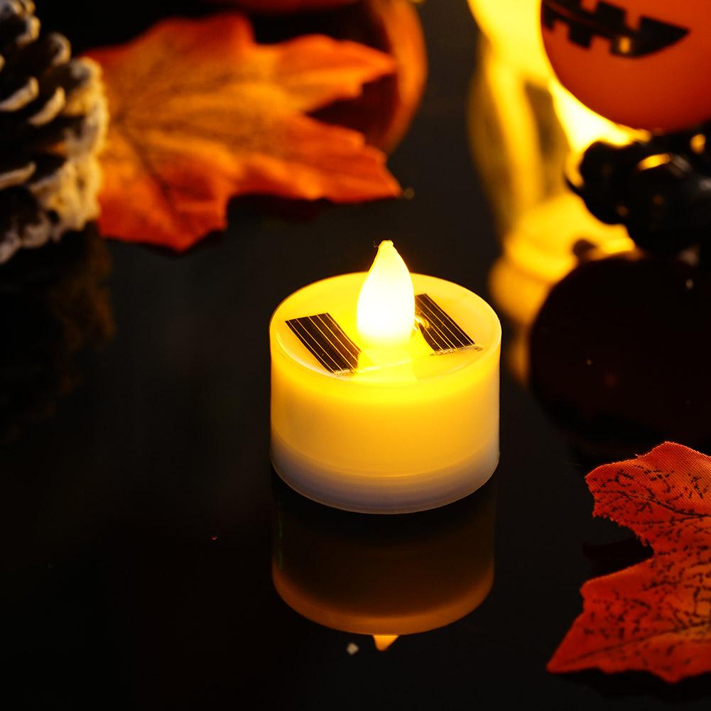 New Solar Candles Flameless LE - Beeswax Wrap Reusable 评论和价格