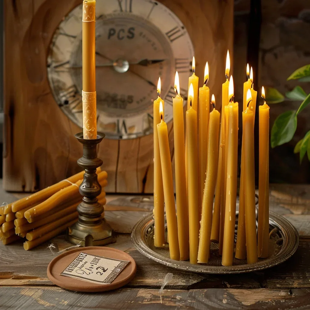 25PCS/1PACK Hanukkah Candle Na - Beeswax Wrap Reusable 评论和价格