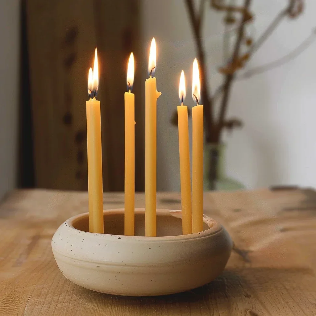 25PCS/1PACK Hanukkah Candle Na - Beeswax Wrap Reusable 评论和价格