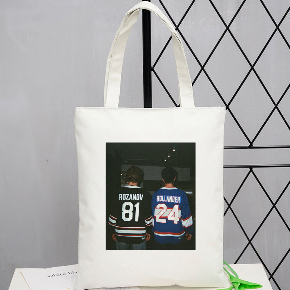 Heated Rivalry Canvas Tote Bag - Sustainable Living Eco Friendly Shopping 评论和价格