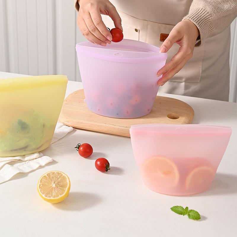 Self-Sealing Silicone Storage  - Reusable Produce Bag 评论和价格
