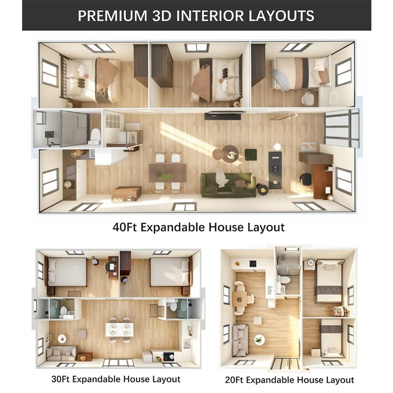 Customized Modern Prefab Modul - Sustainable Living House 评论和价格