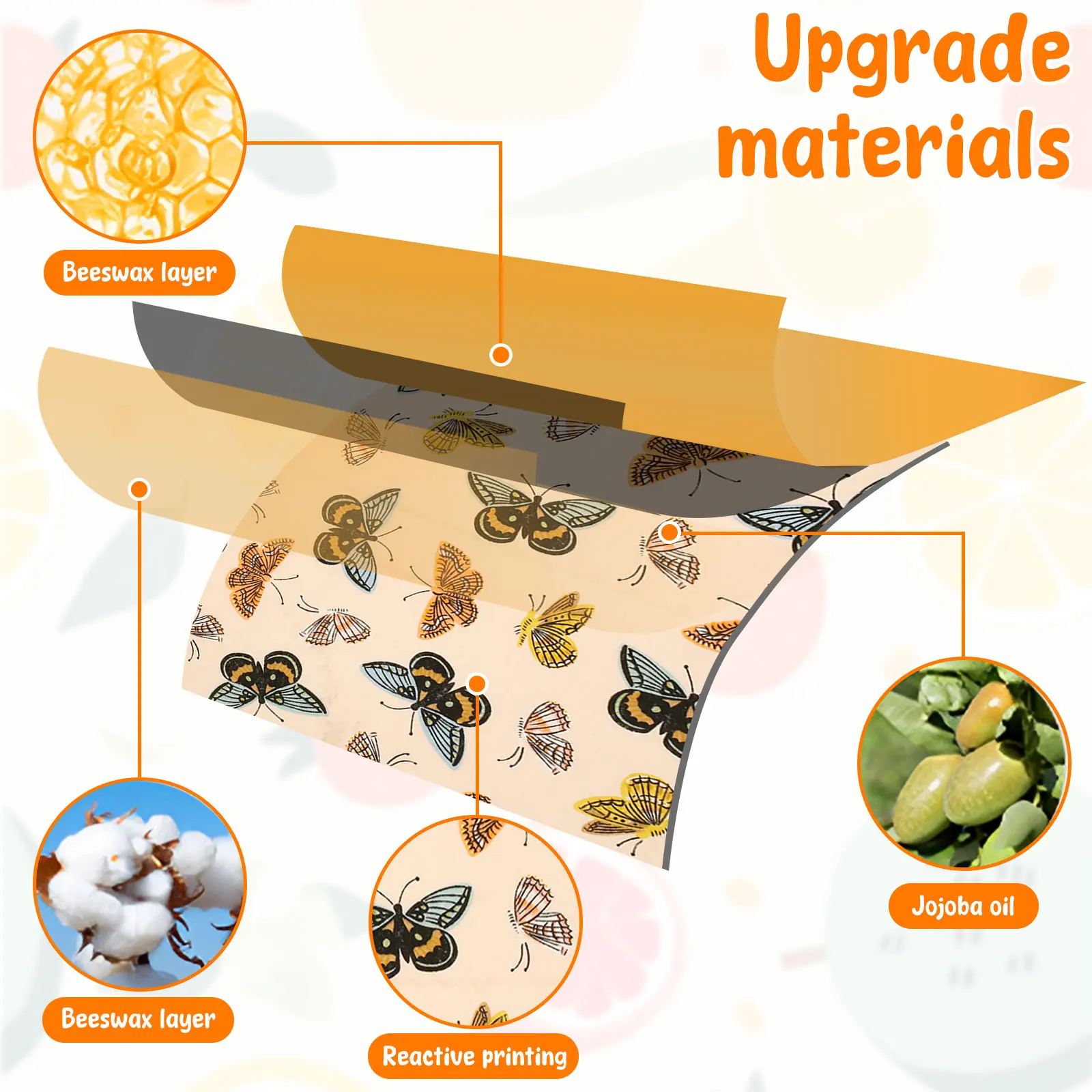 11 Pcs Beeswax Food Wrap Set R - Beeswax Wrap Reusable 评论和价格