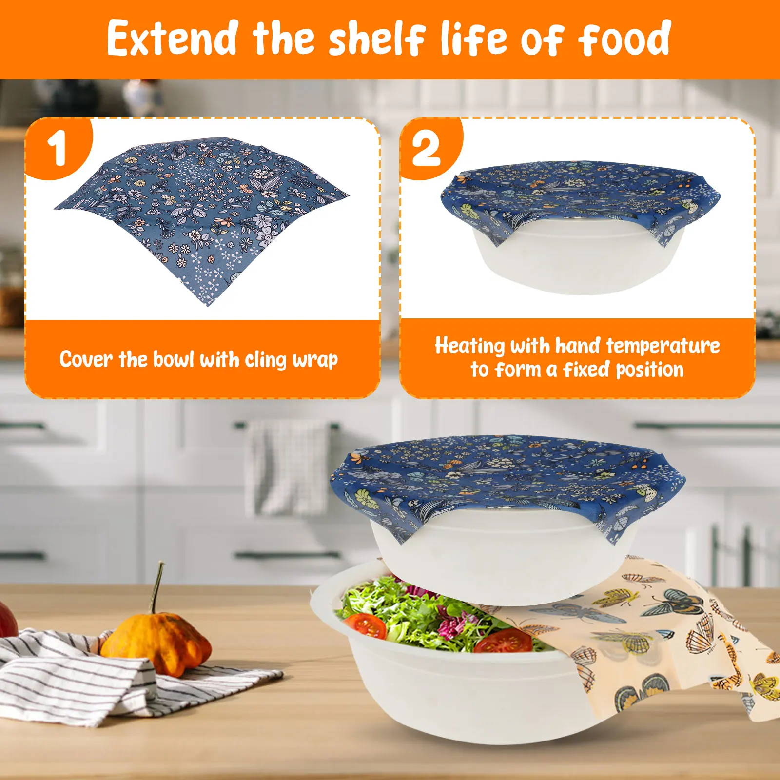 11 Pcs Beeswax Food Wrap Set R - Beeswax Wrap Reusable 评论和价格