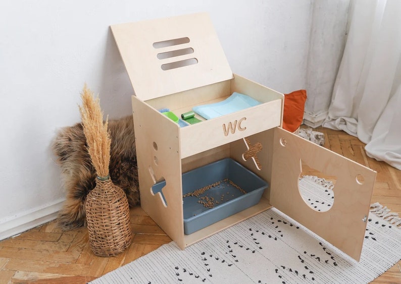 Elegant Bamboo Cat Nest Litter - Sustainable Living House 评论和价格