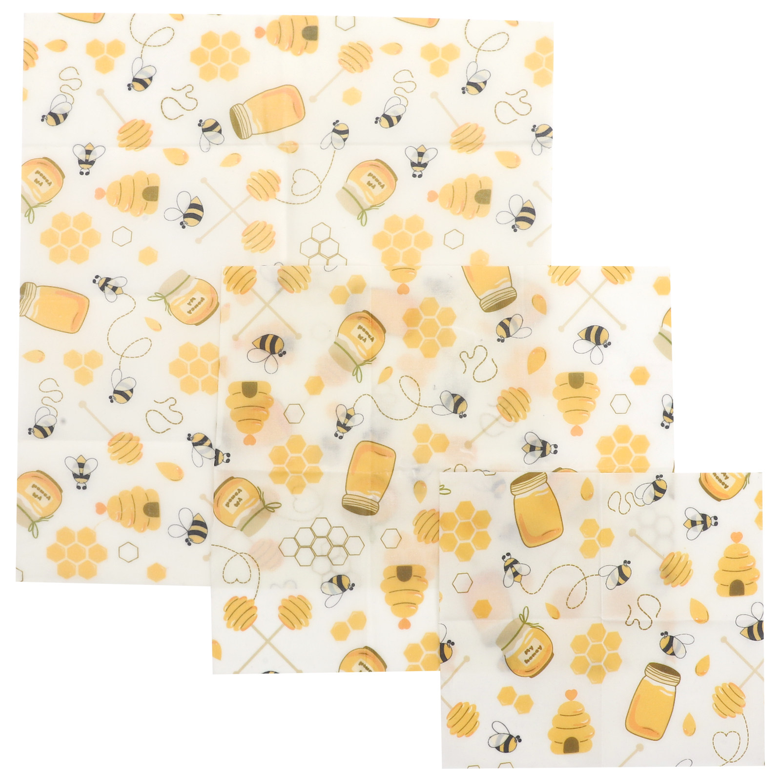 3pcs Beeswax Food Wraps Reusab - Beeswax Wrap Reusable 评论和价格