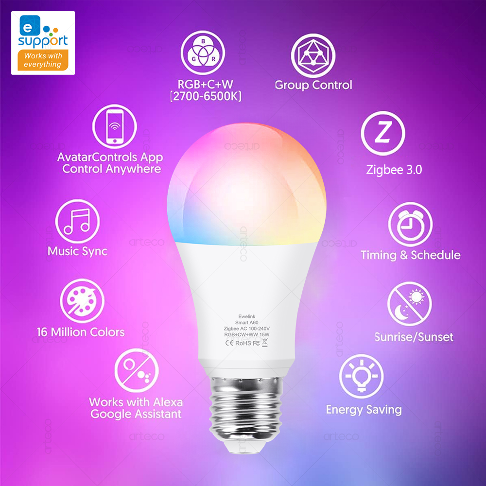 15W 18W E27 Zigbee Smart Light - Philips Bulb Hue 评论和价格