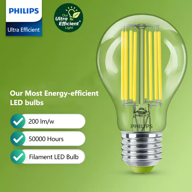 Philips Ultra Efficient LED Fi - Philips Bulb Led Classic 评论和价格